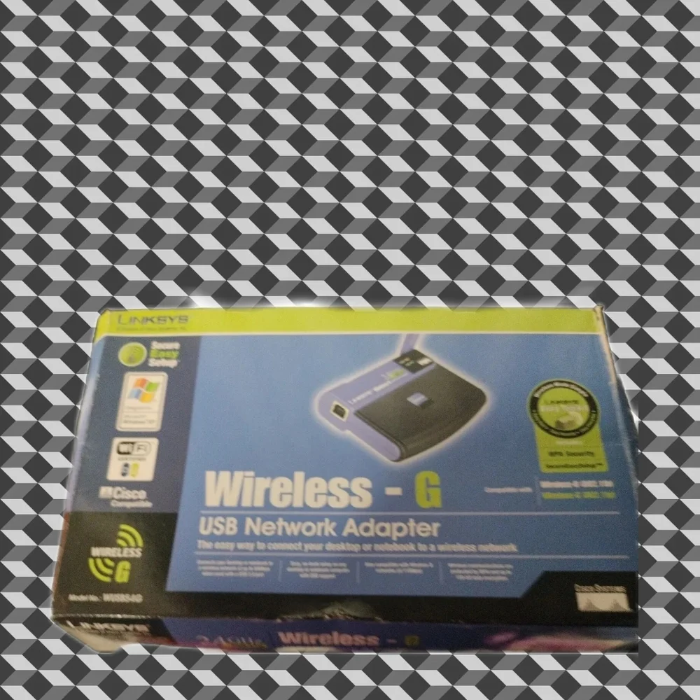 Linksys Wireless-G USB Network Adapter - WUSB54G - 2.4 GHz 802.11g